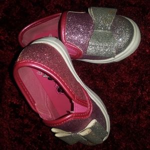 Glitter Bow Sneakers